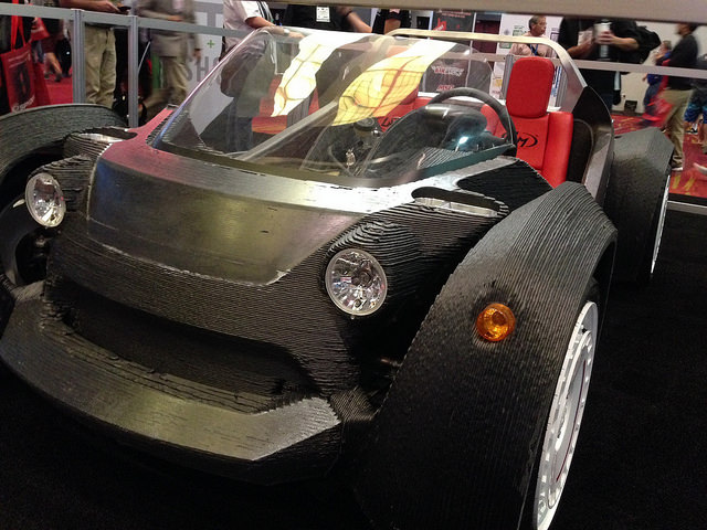 Машина, напечатанная на 3D-принтере